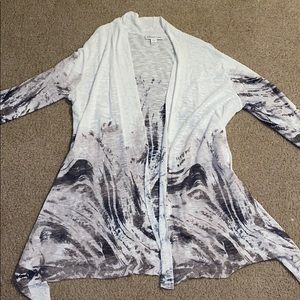 Marble open cardigan